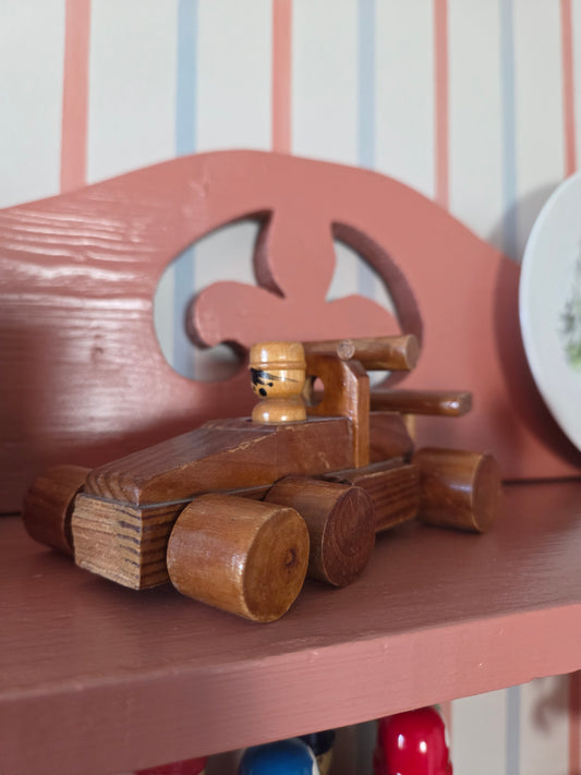 Vintage Wooden Car
