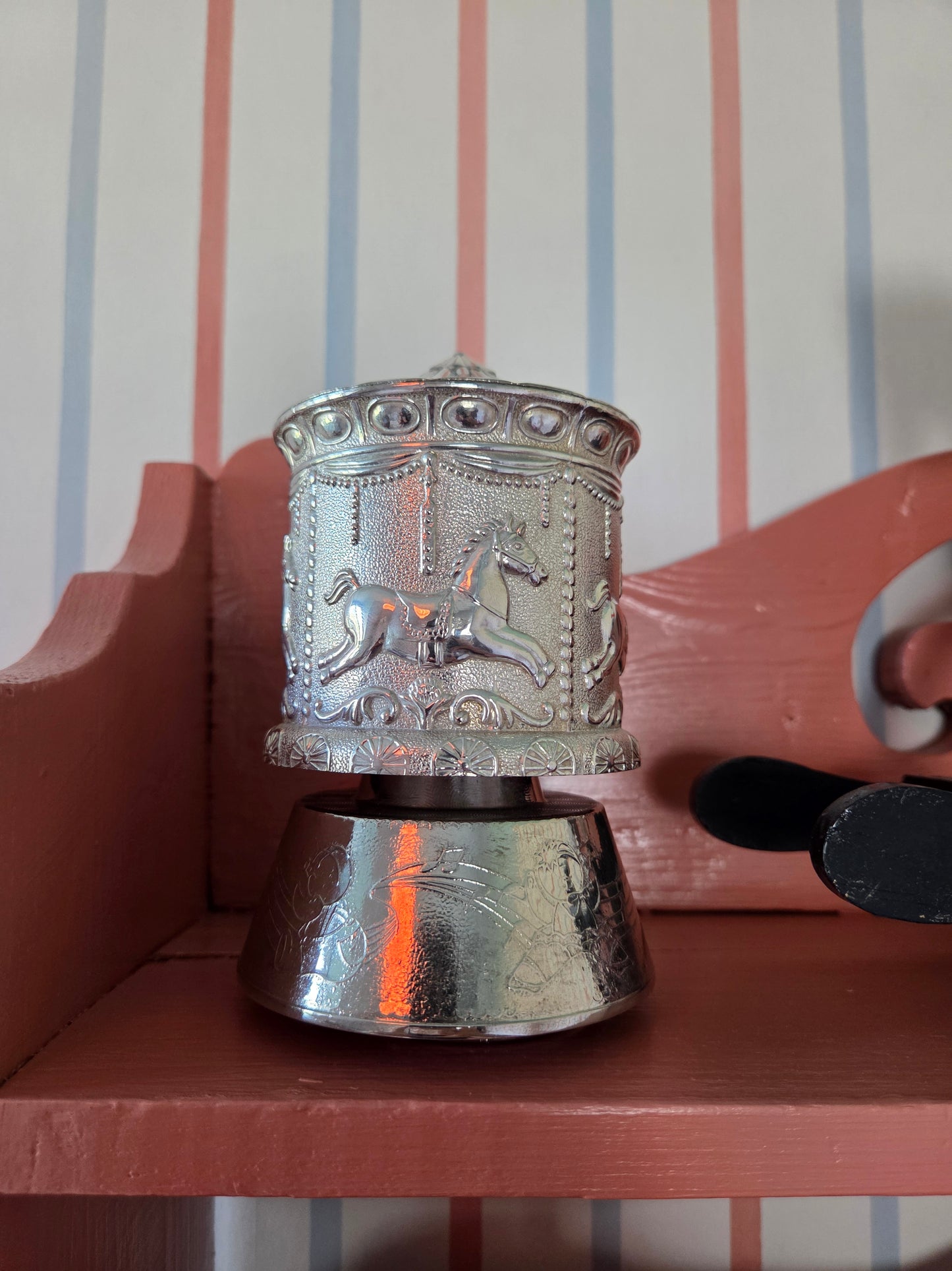 Clockwork Carousel Piggy Bank