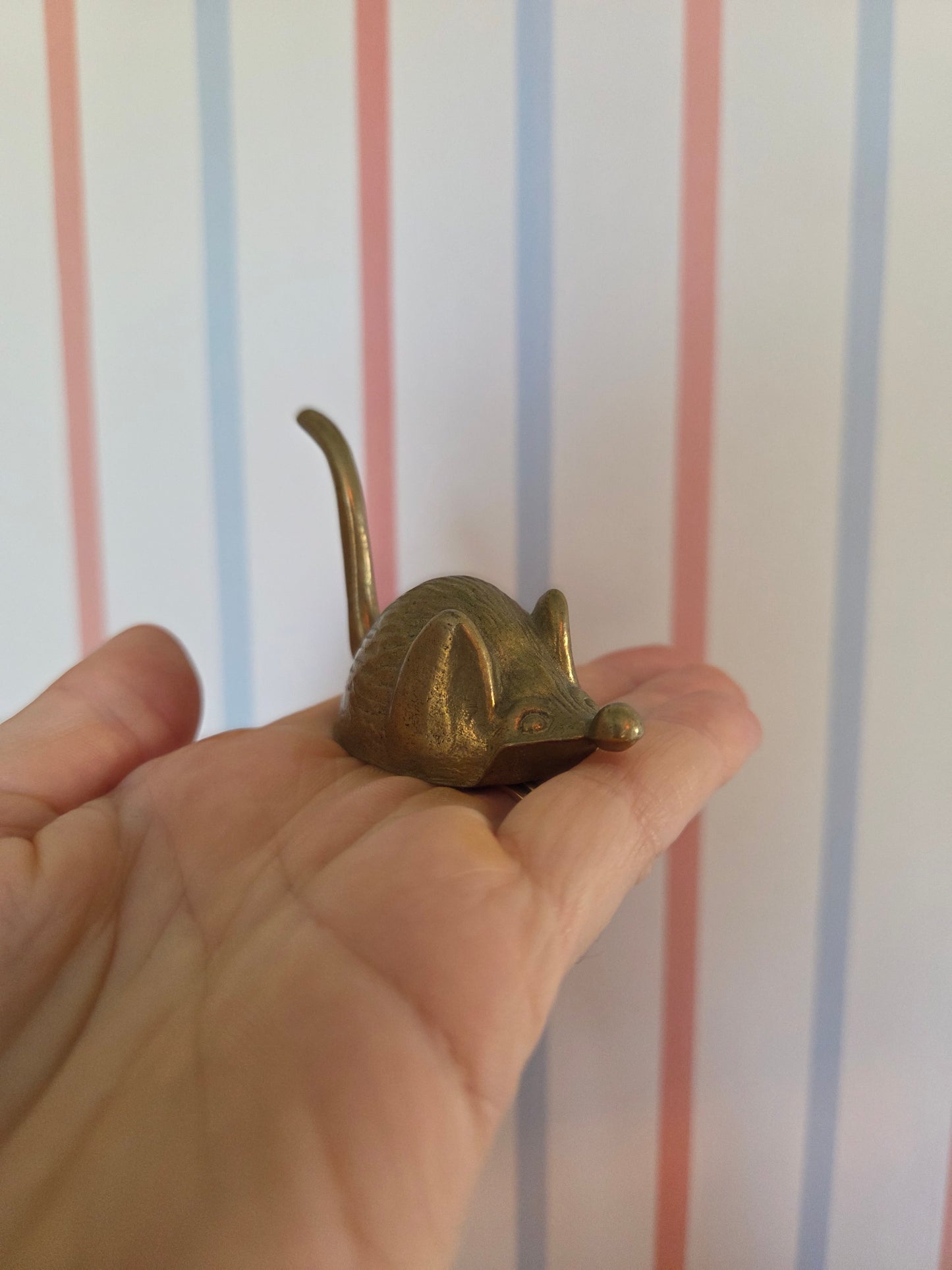 Small Brass Mouse