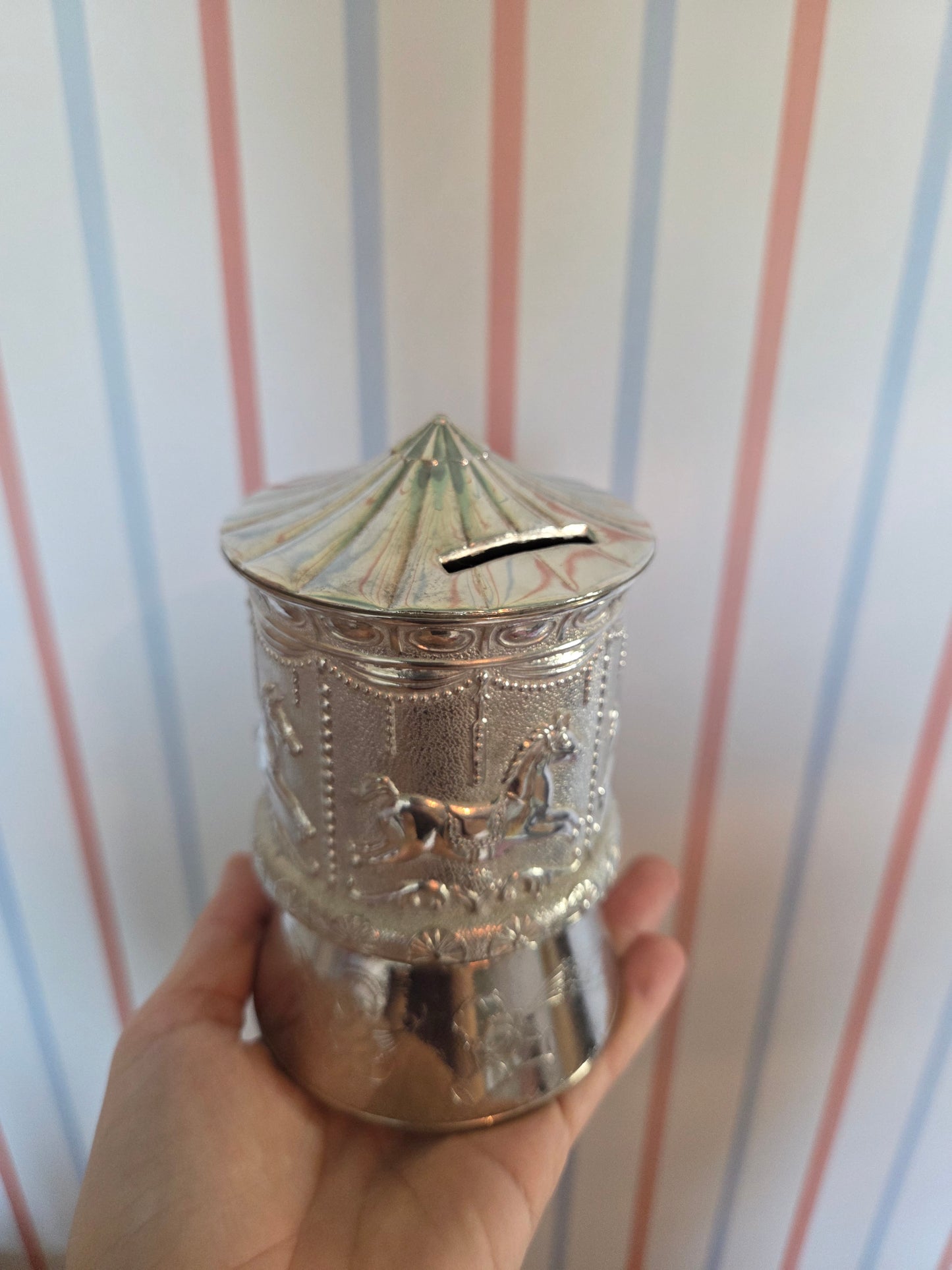 Clockwork Carousel Piggy Bank