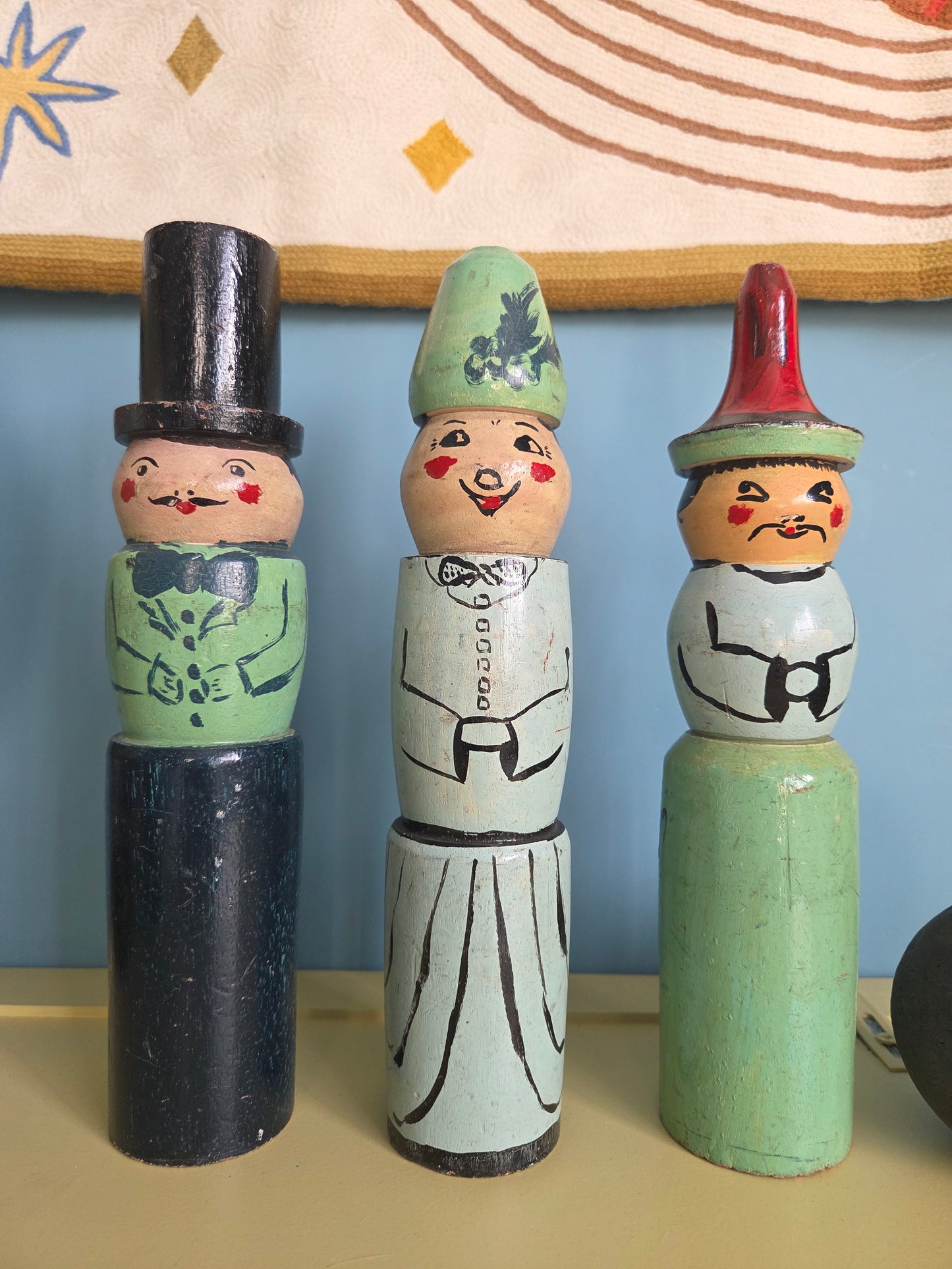 Antique Skittles and Ball