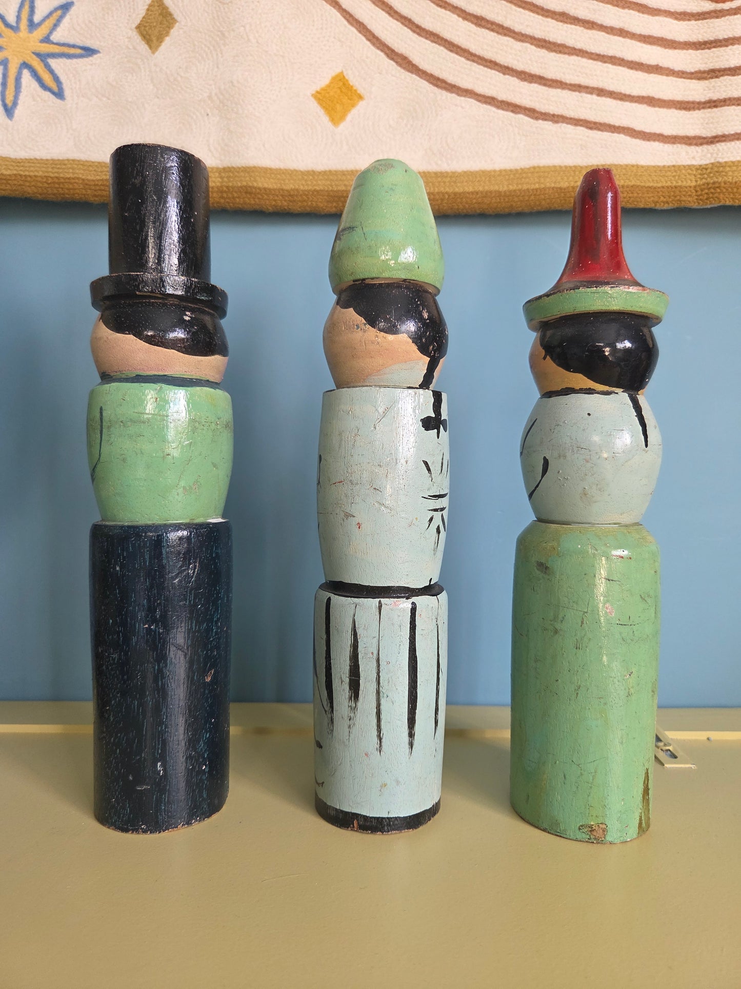 Antique Skittles and Ball