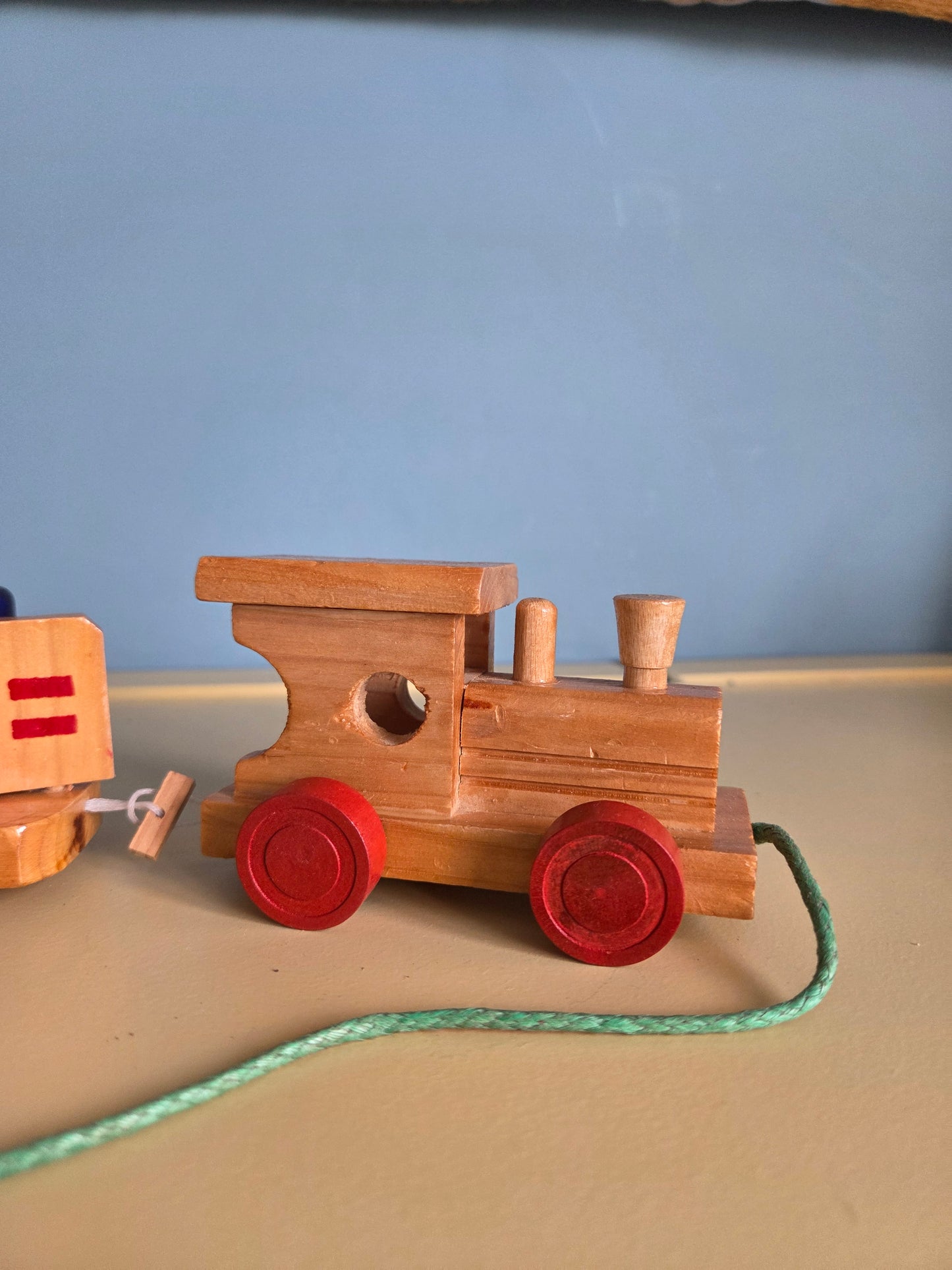 Vintage Counting Train with Soldiers