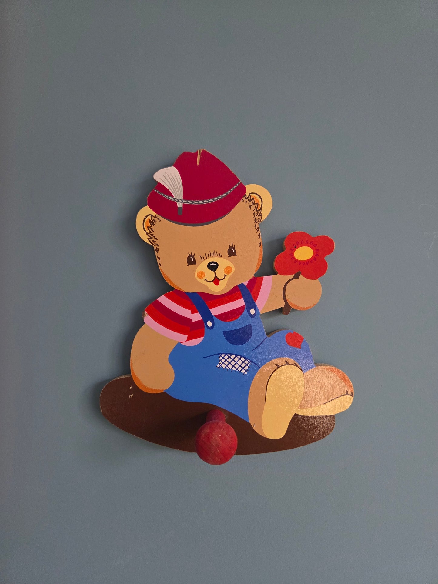 Vintage Wooden Bear Hook