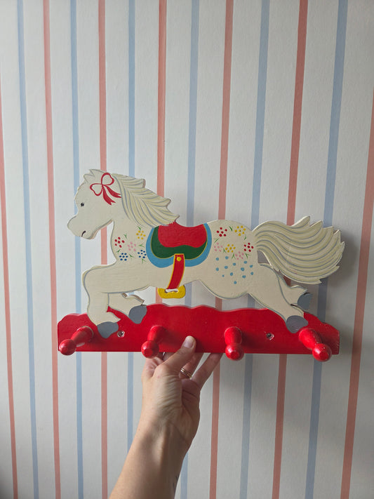 Vintage Carousel Horse Hooks - Left Facing