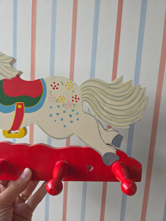 Vintage Carousel Horse Hooks - Left Facing
