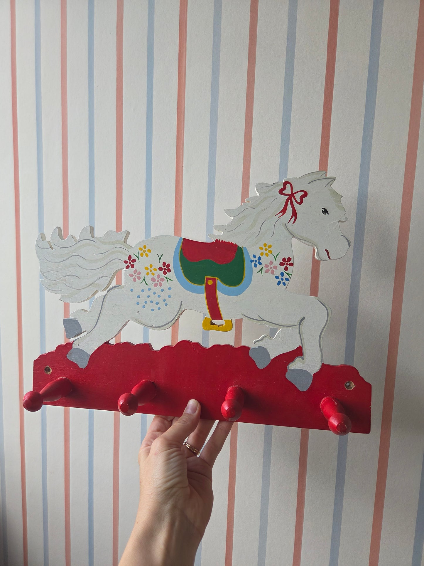 Vintage Carousel Horse Hooks - Right Facing