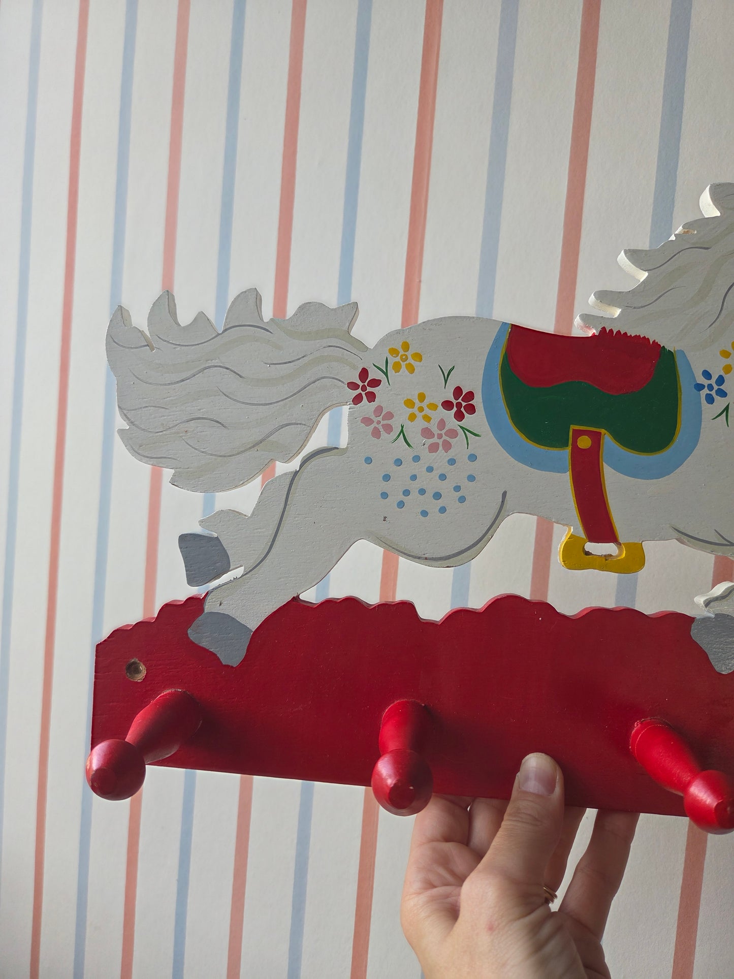 Vintage Carousel Horse Hooks - Right Facing