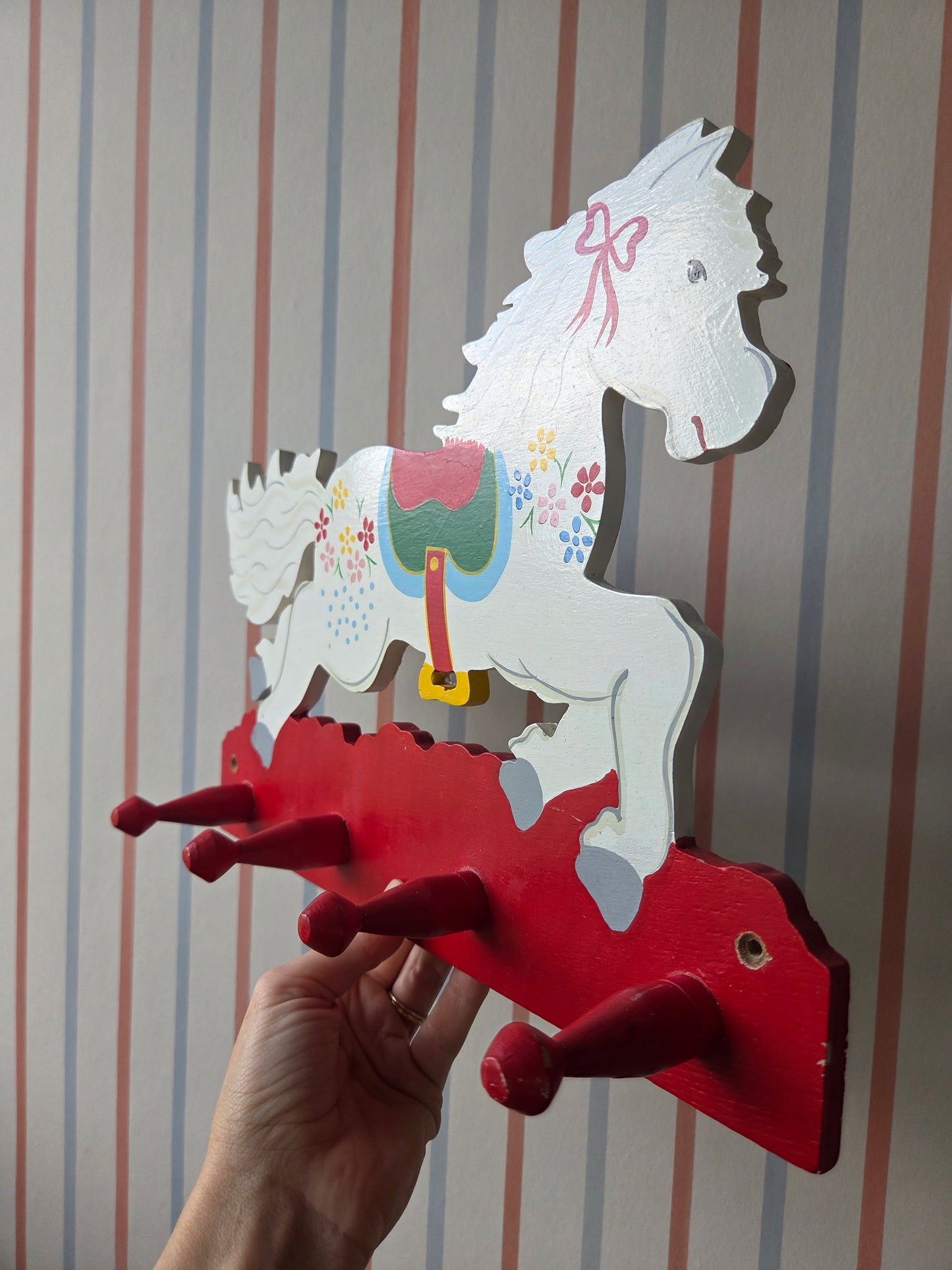 Vintage Carousel Horse Hooks - Right Facing