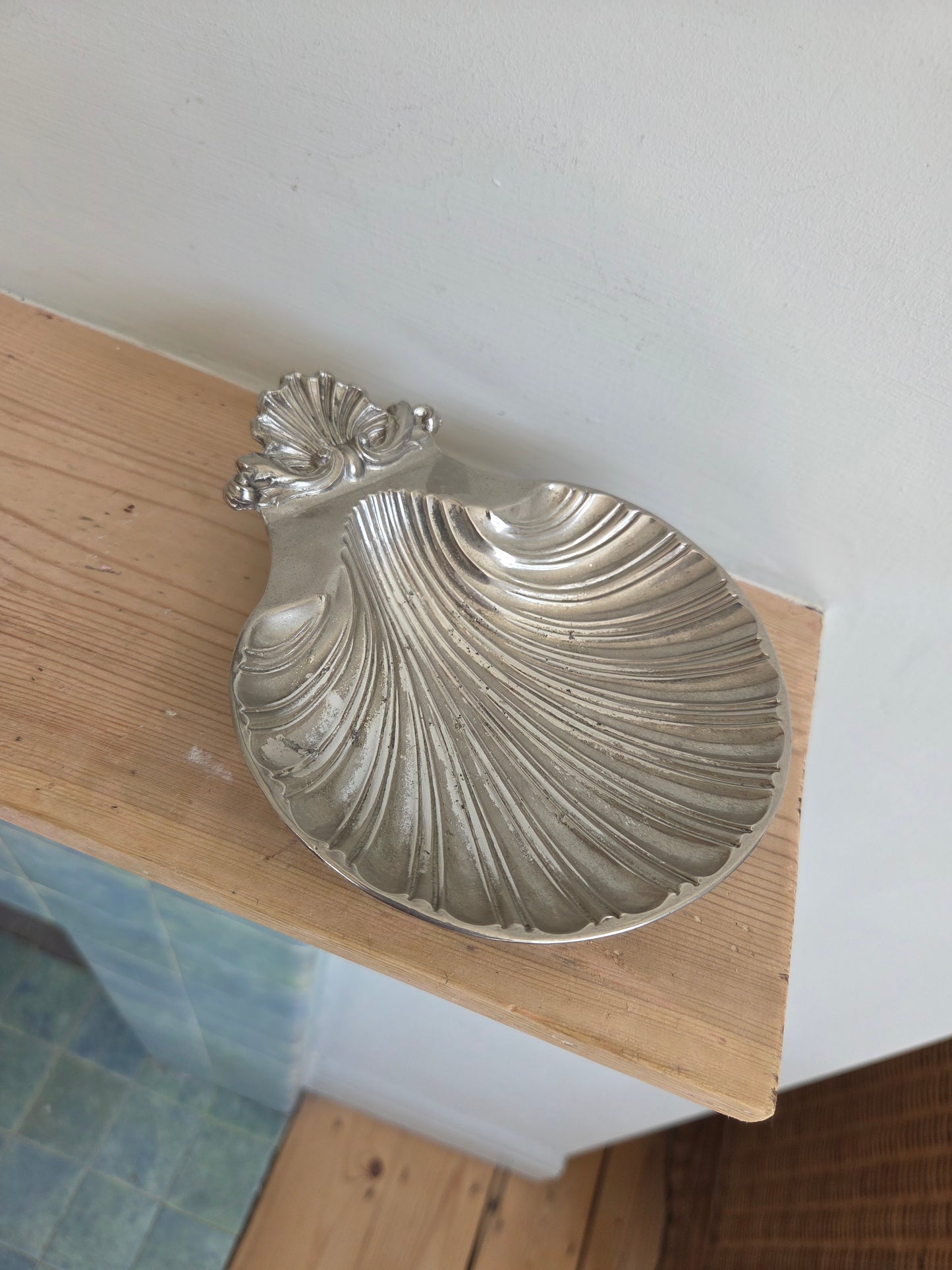 Silver Colour Shell Dish