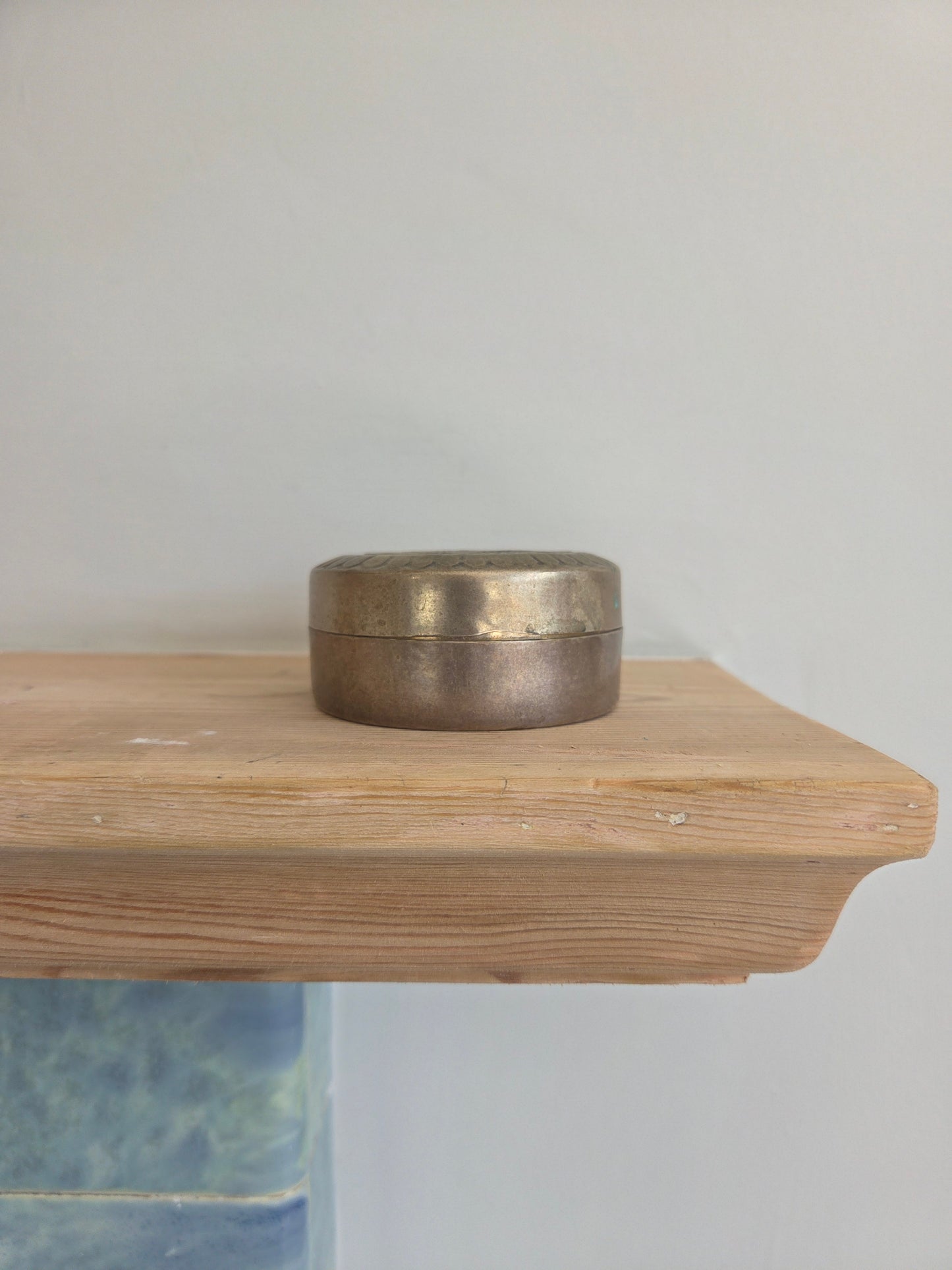 Silver Plated Flower Trinket Pot