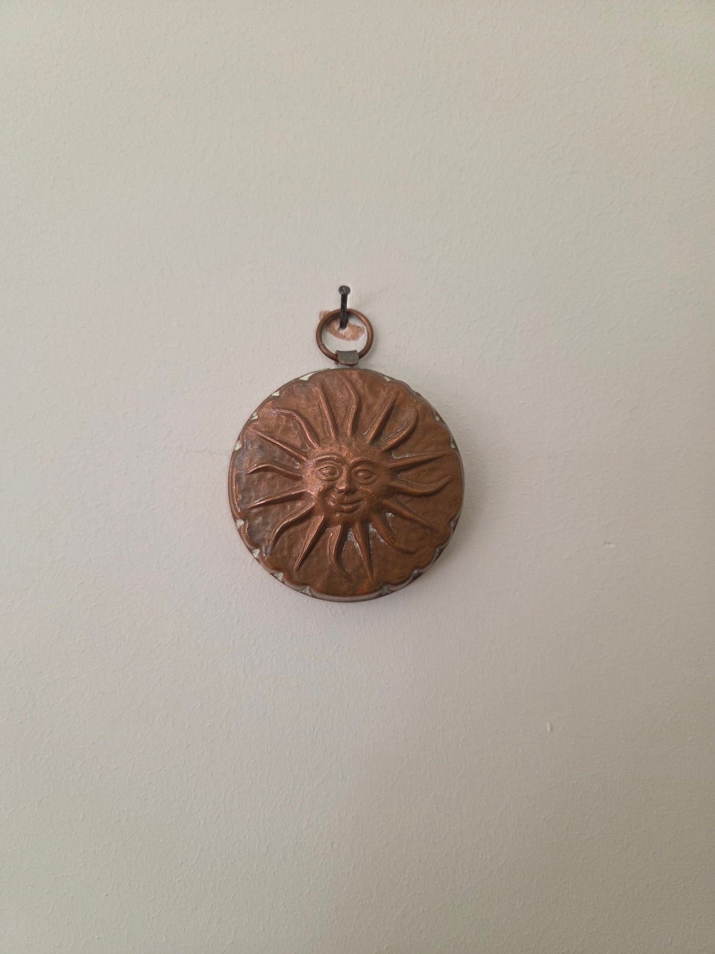 Vintage Copper Mould - Mini Sun