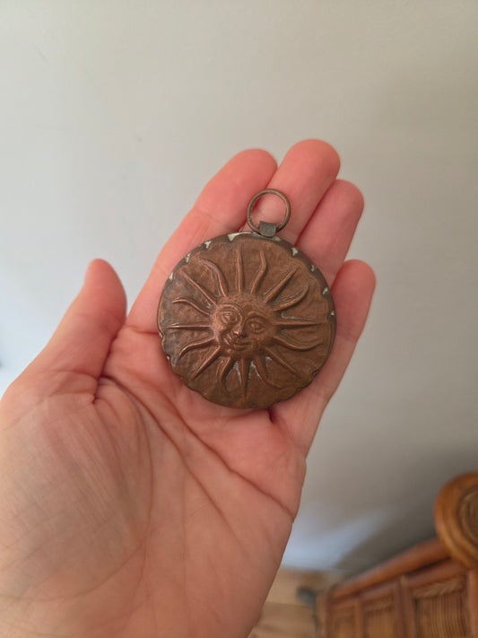 Vintage Copper Mould - Mini Sun