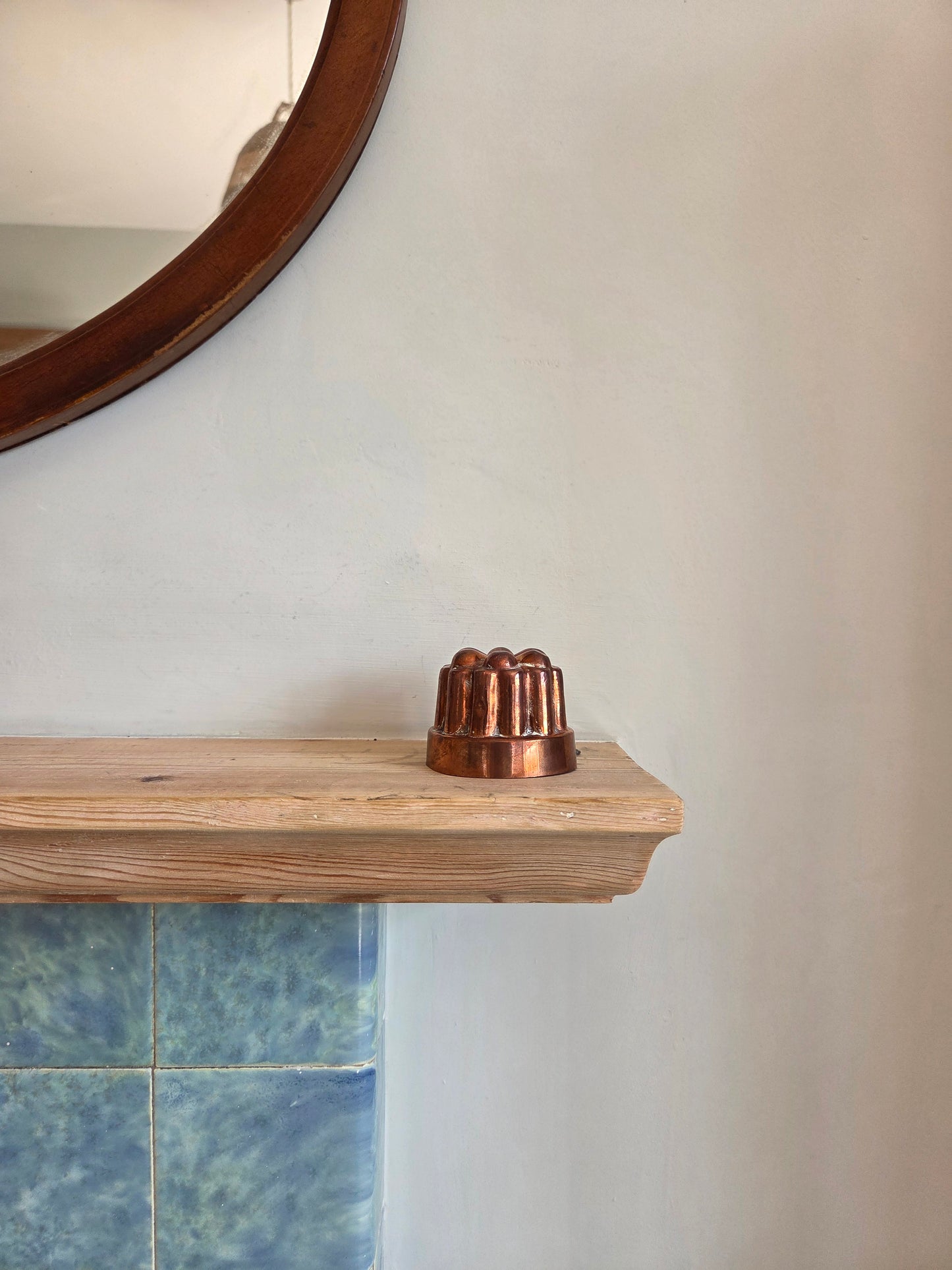 Vintage Copper Mould - Mini Tall Jelly Mould