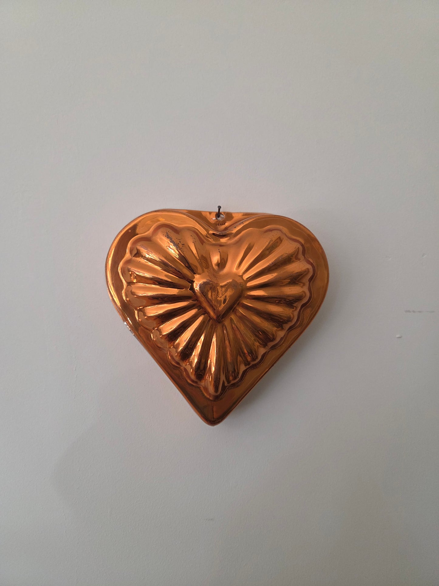 Vintage Copper Mould - Heart