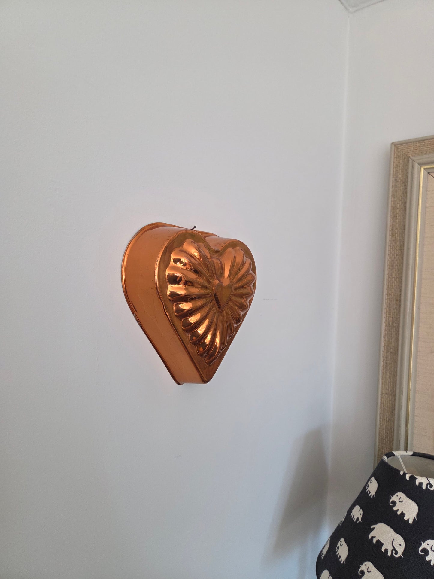 Vintage Copper Mould - Heart