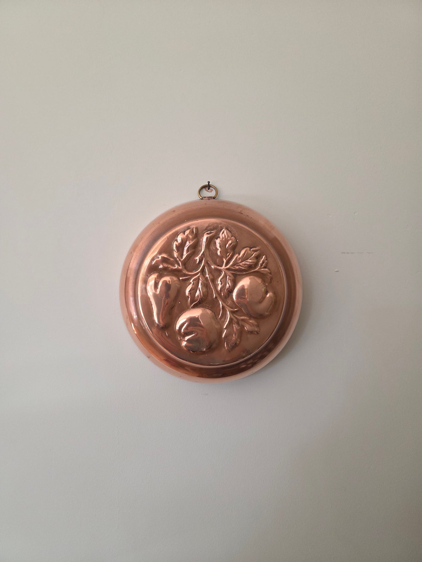 Vintage Copper Mould - Pear and Apples