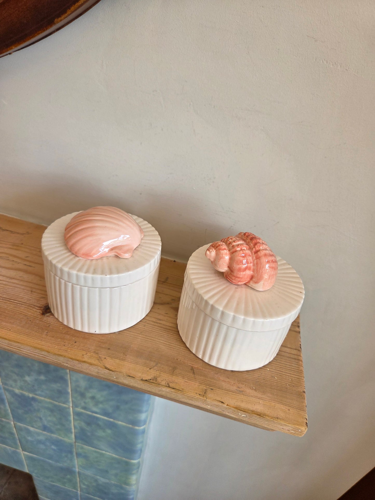 Fitz and Floyd Scallop Shell Pot