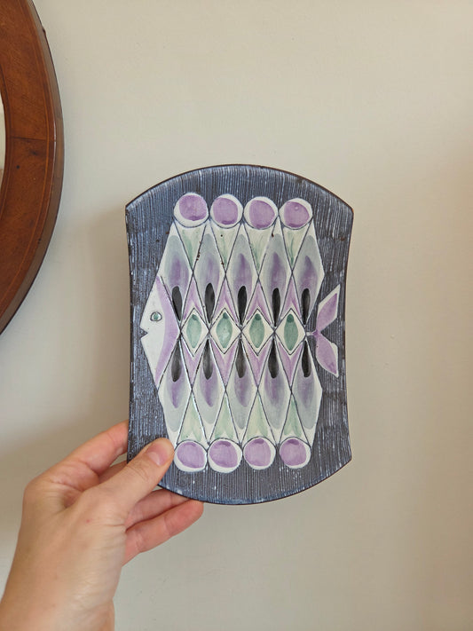 Vintage Swedish Fish Plate