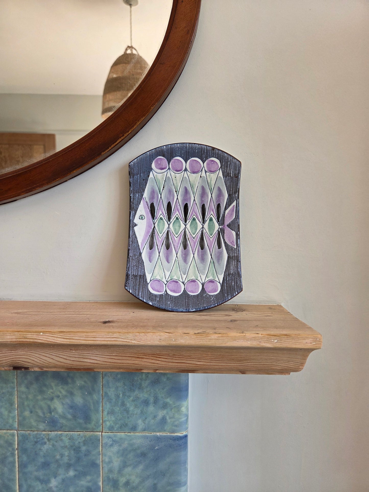 Vintage Swedish Fish Plate