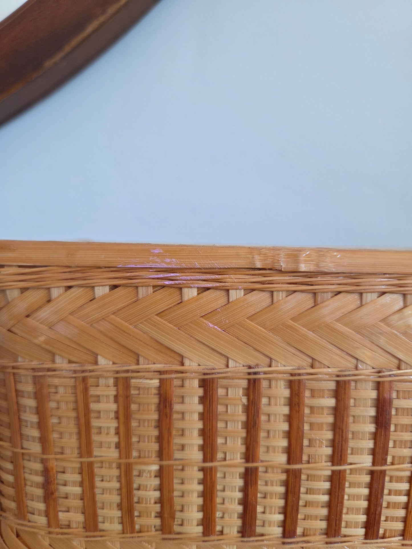 Bamboo and Rattan Pen Pot