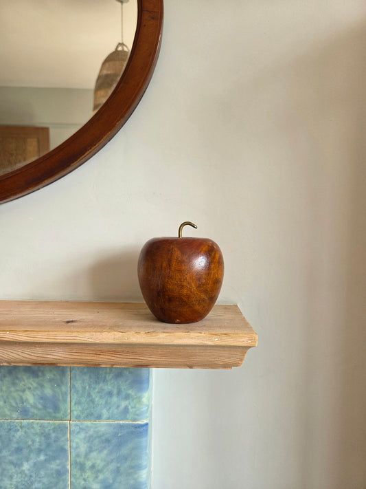 Large Wooden Apple Ornament (2/2)