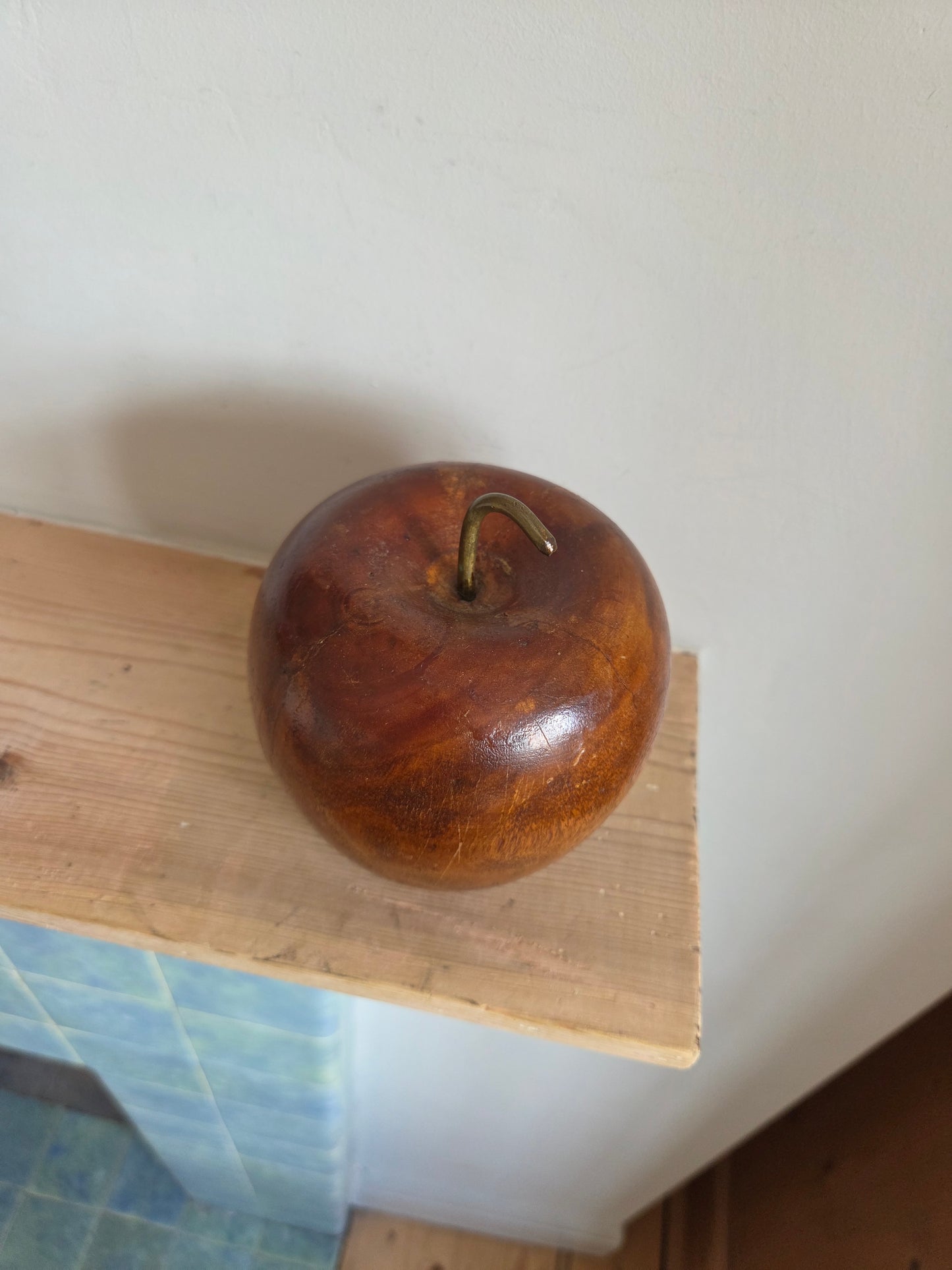 Large Wooden Apple Ornament (2/2)