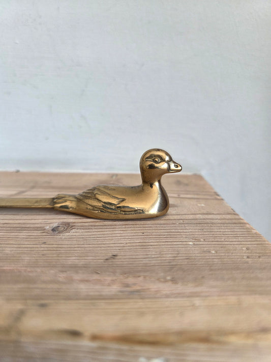 Brass Duck Letter Opener