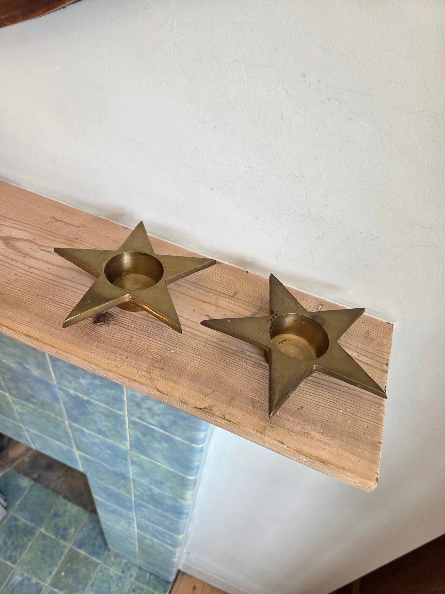 Pair of Celestial Tealight Holders