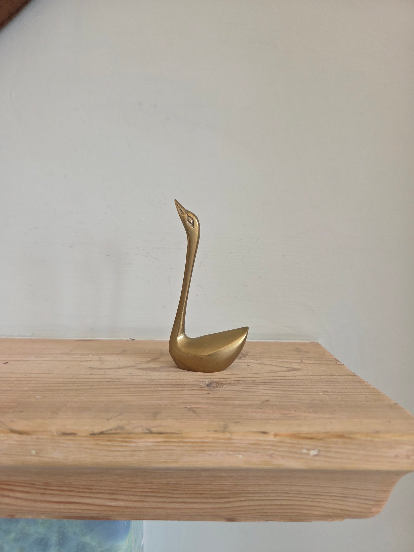 Brass Swan Ring Holder