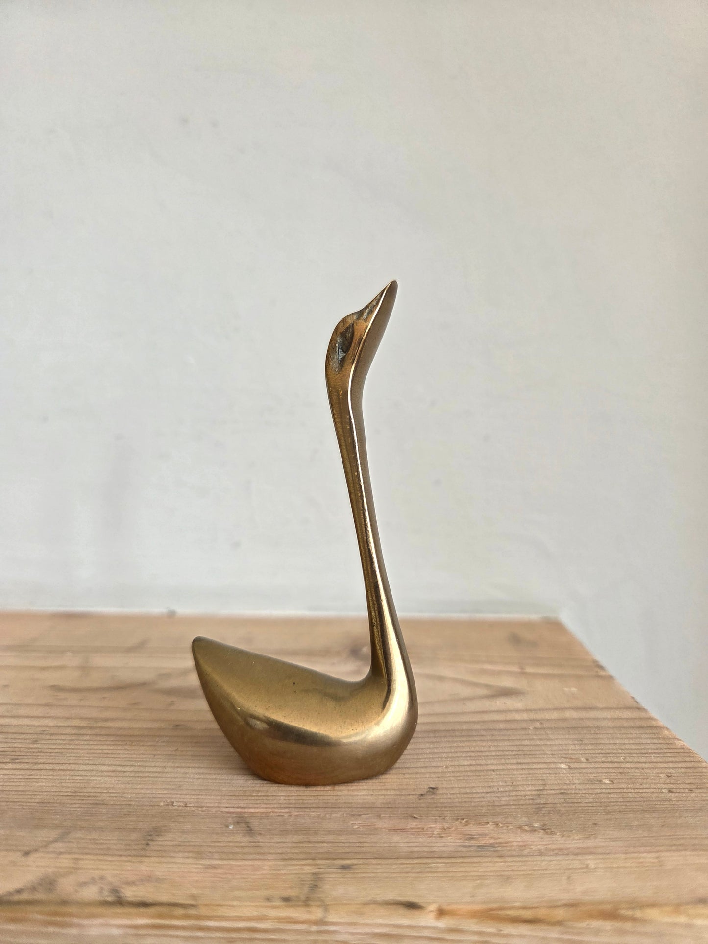Brass Swan Ring Holder