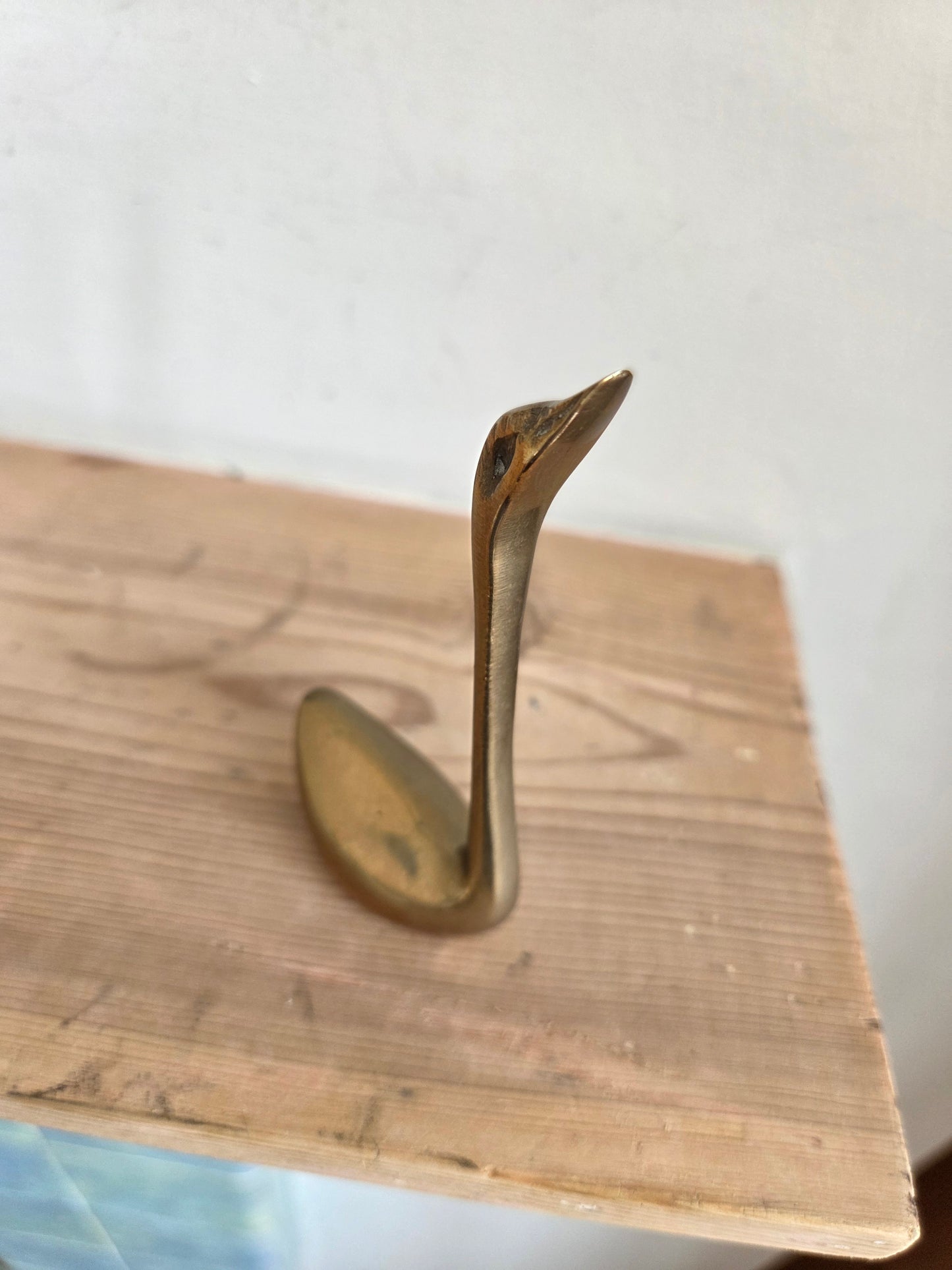 Brass Swan Ring Holder