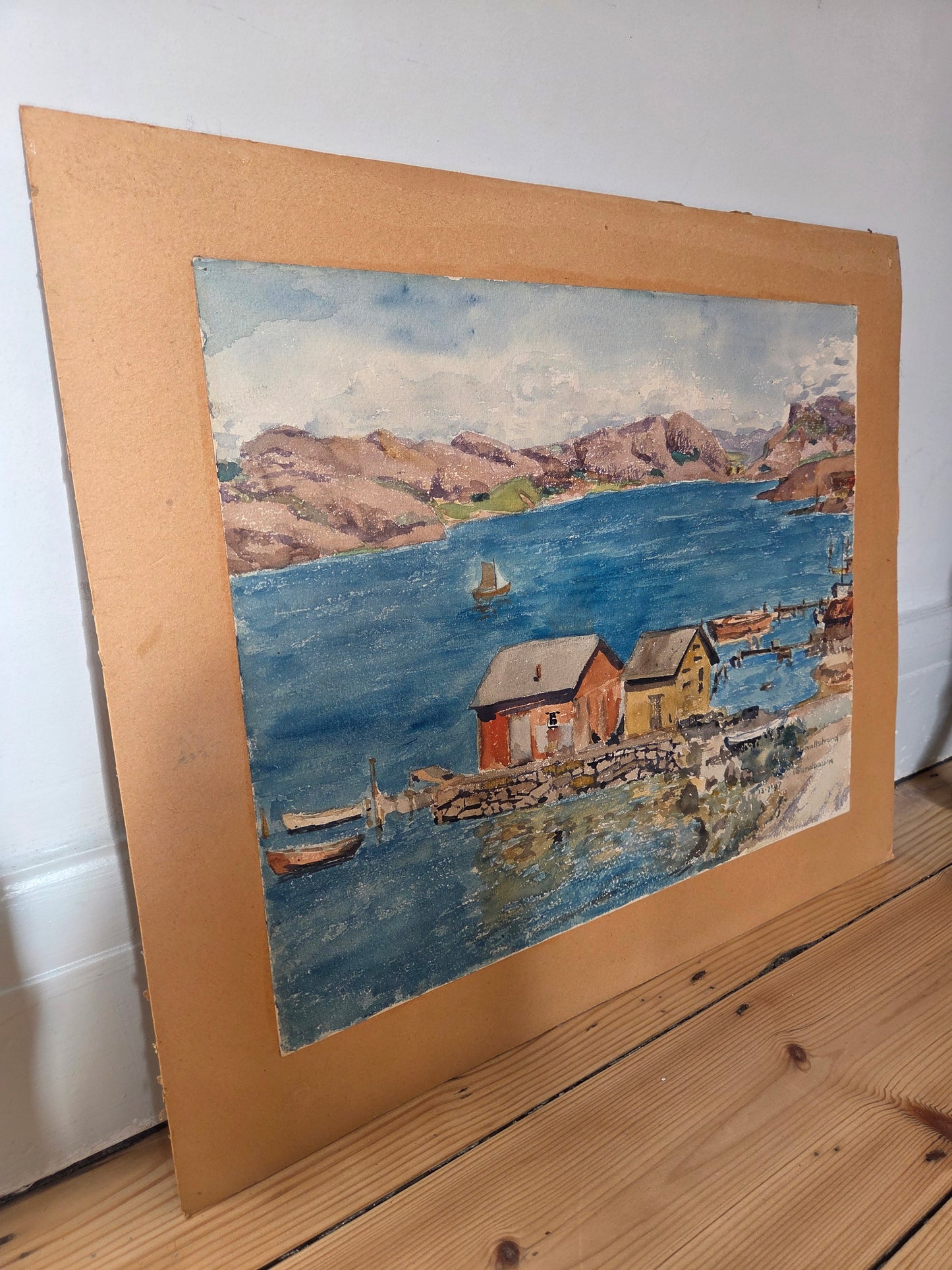 Swedish Watercolour Painting of the Archipelago