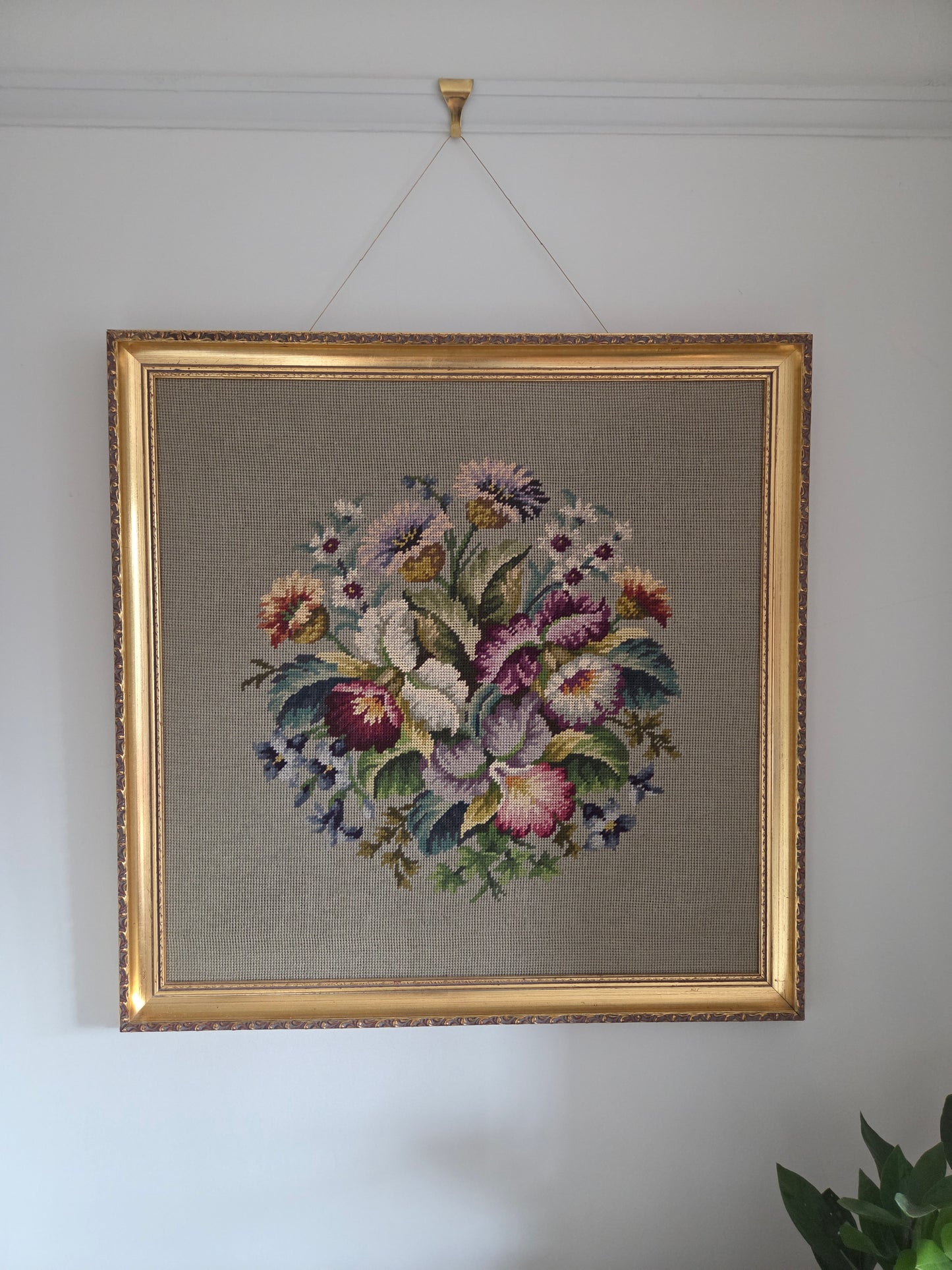 Vintage Framed Embroidery