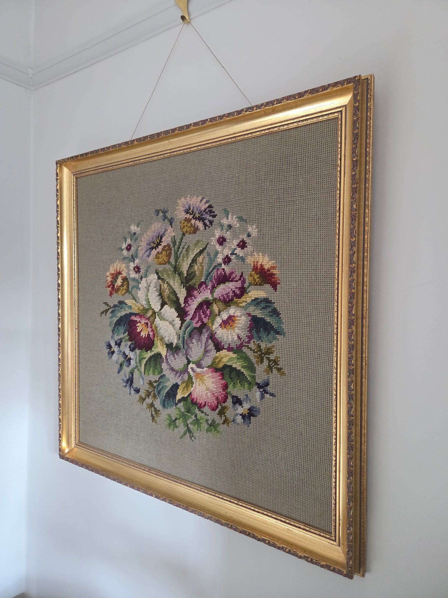Vintage Framed Embroidery