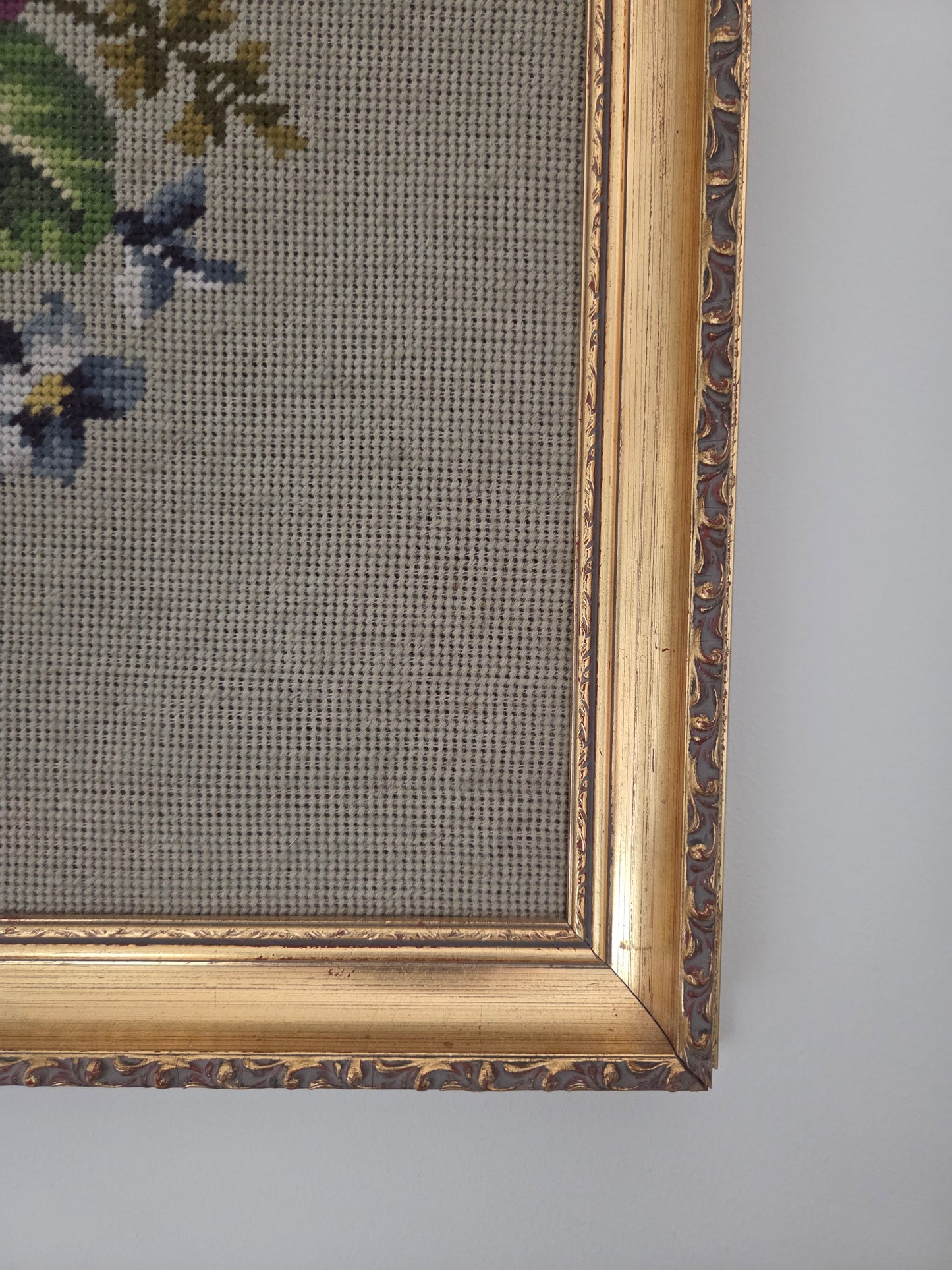 Vintage Framed Embroidery