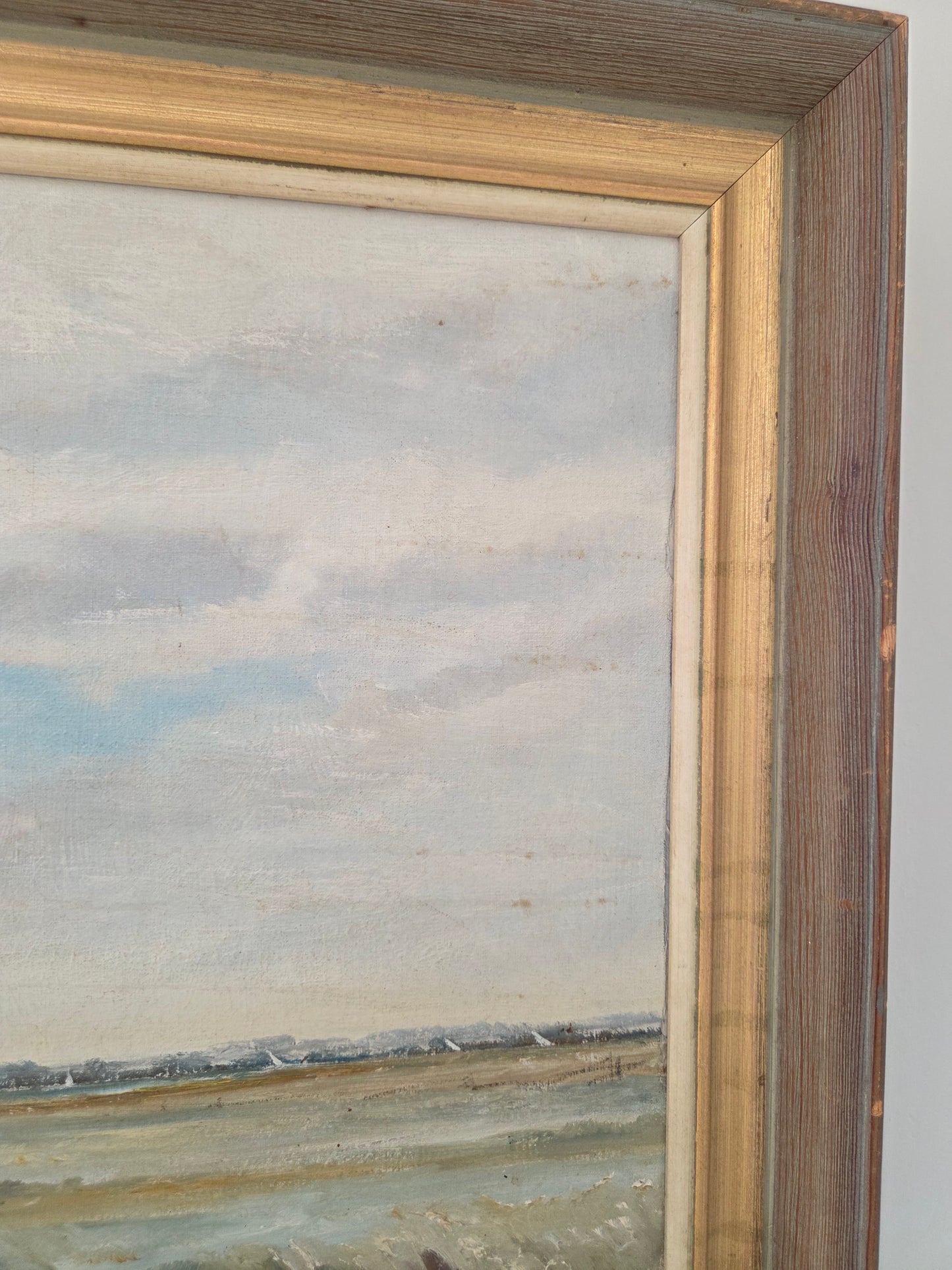 Vintage Landscape Painting by Arthur Pank