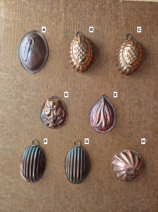 Mini Vintage Copper Moulds