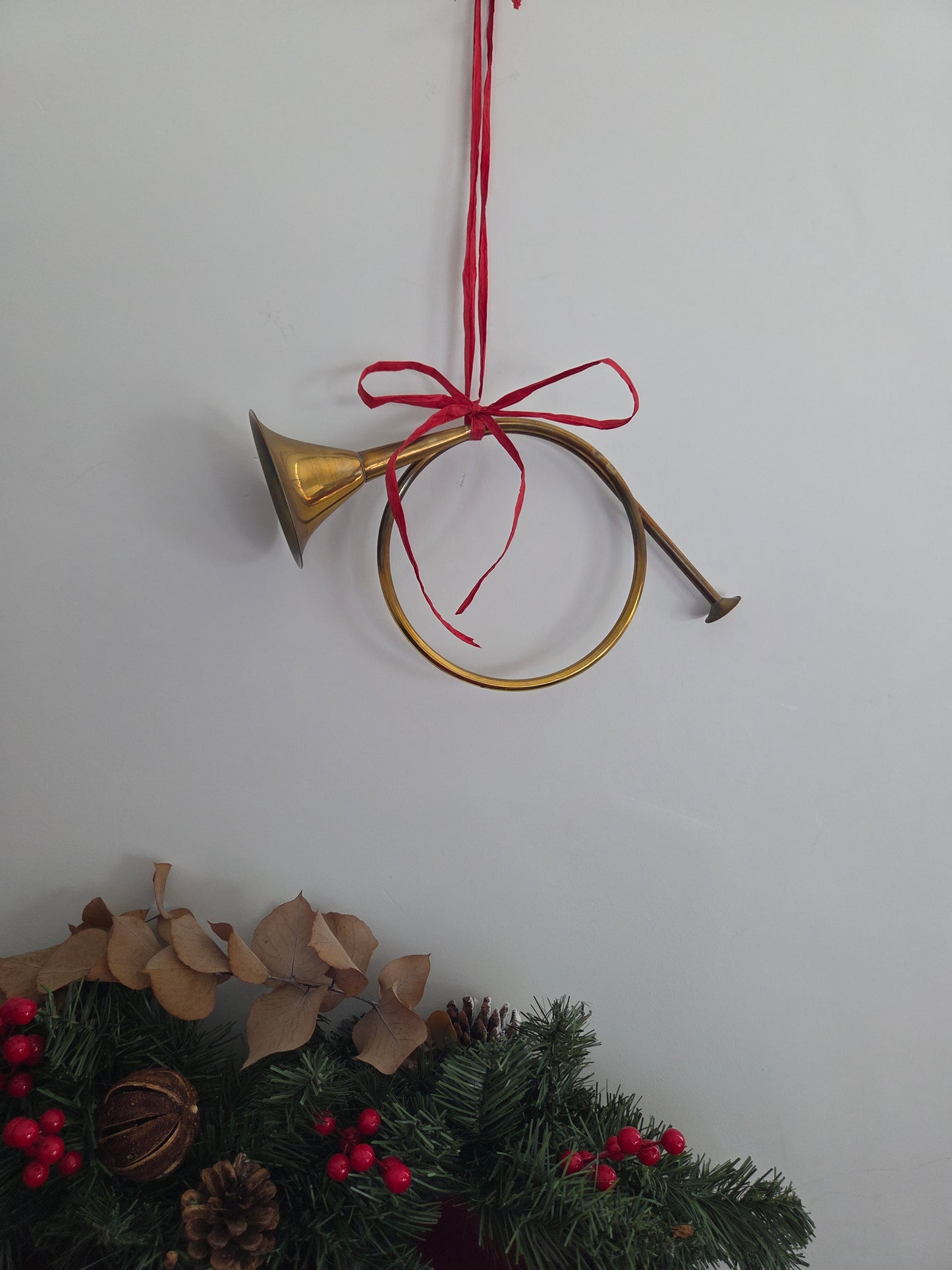 Christmas Horn Decoration