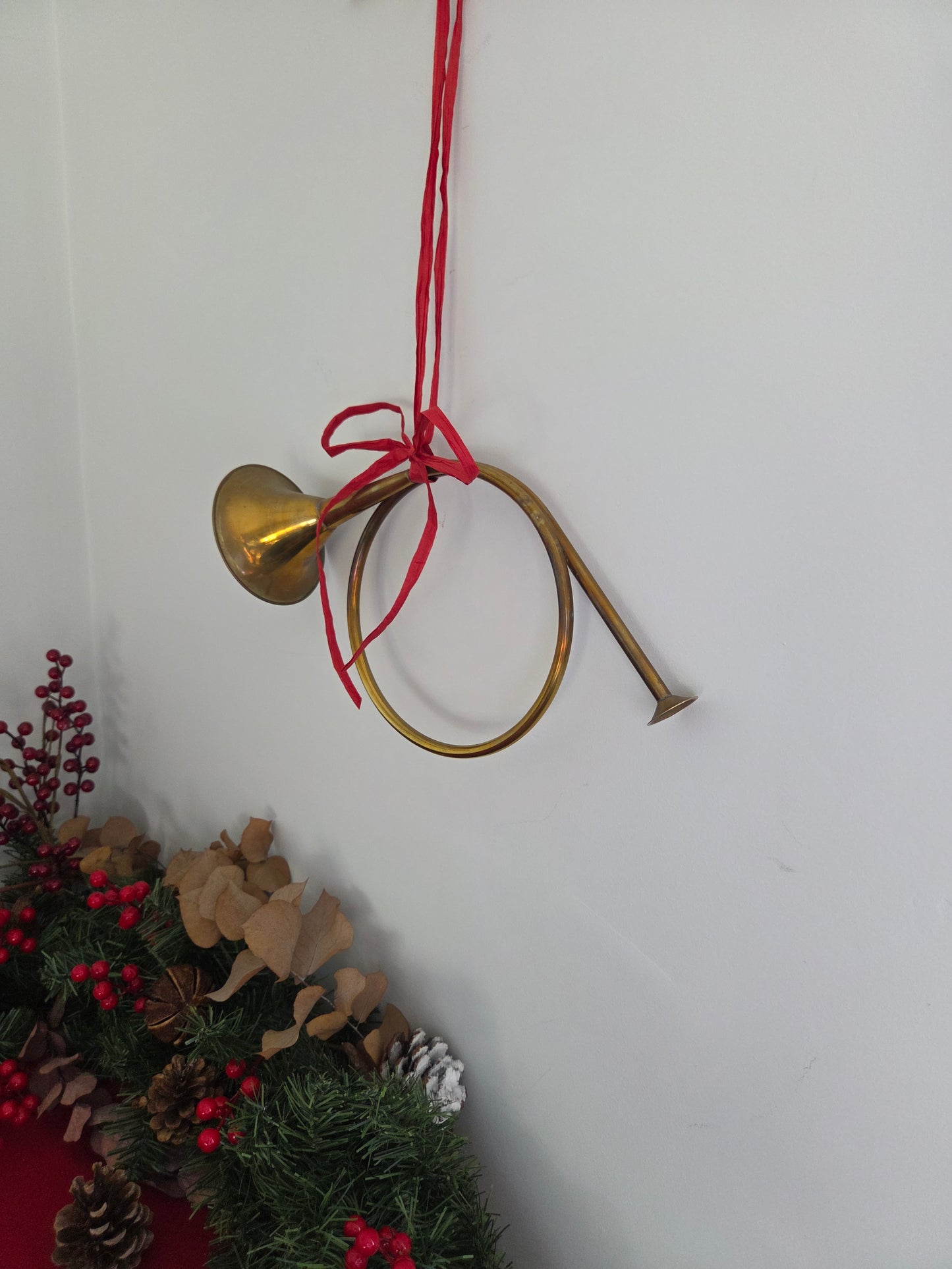Christmas Horn Decoration