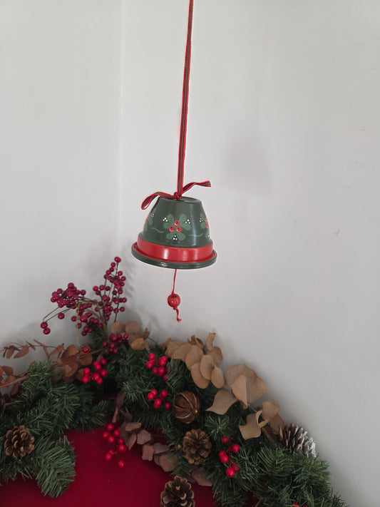 Ceramic Christmas Bell Decoration