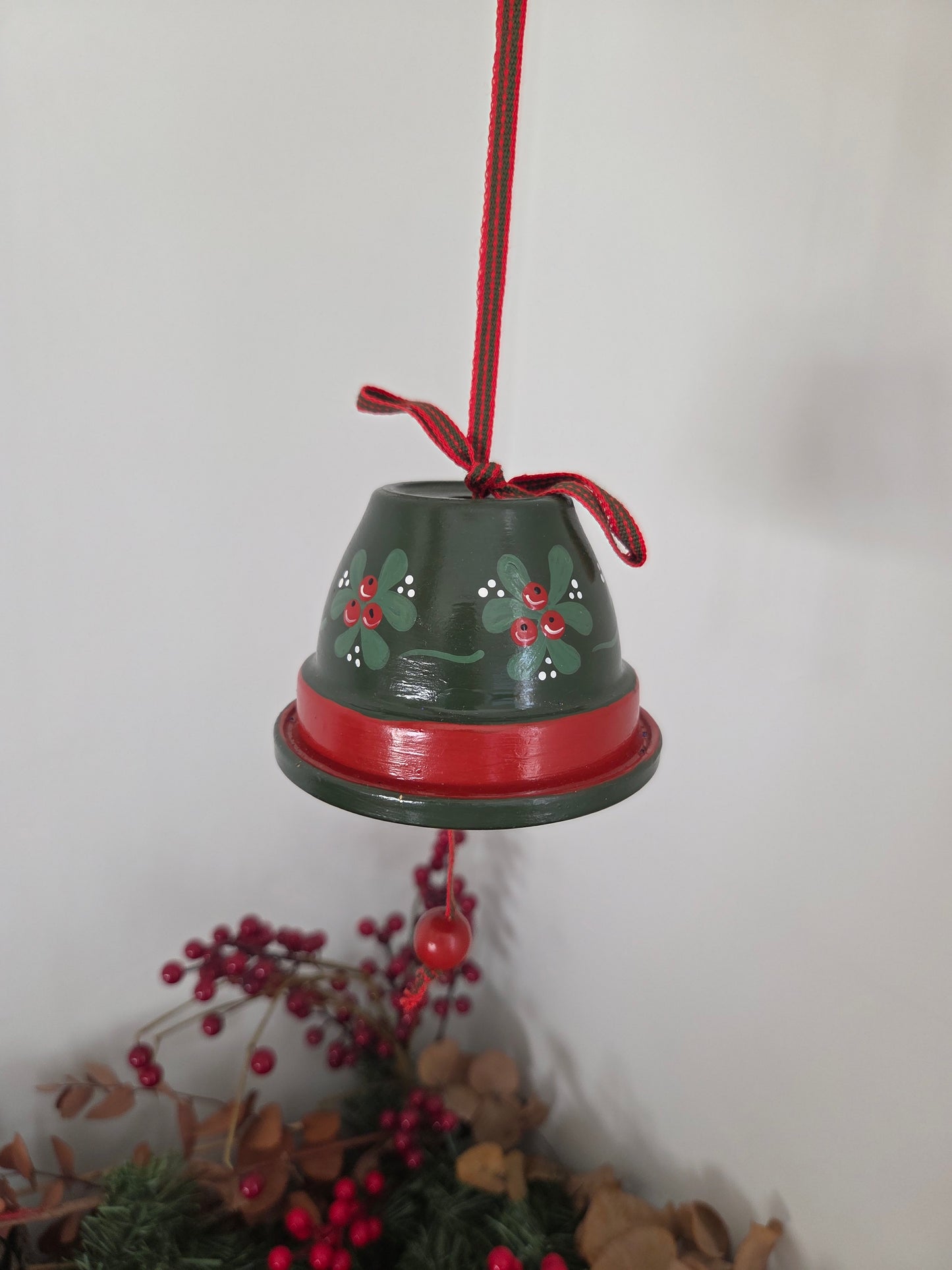 Ceramic Christmas Bell Decoration