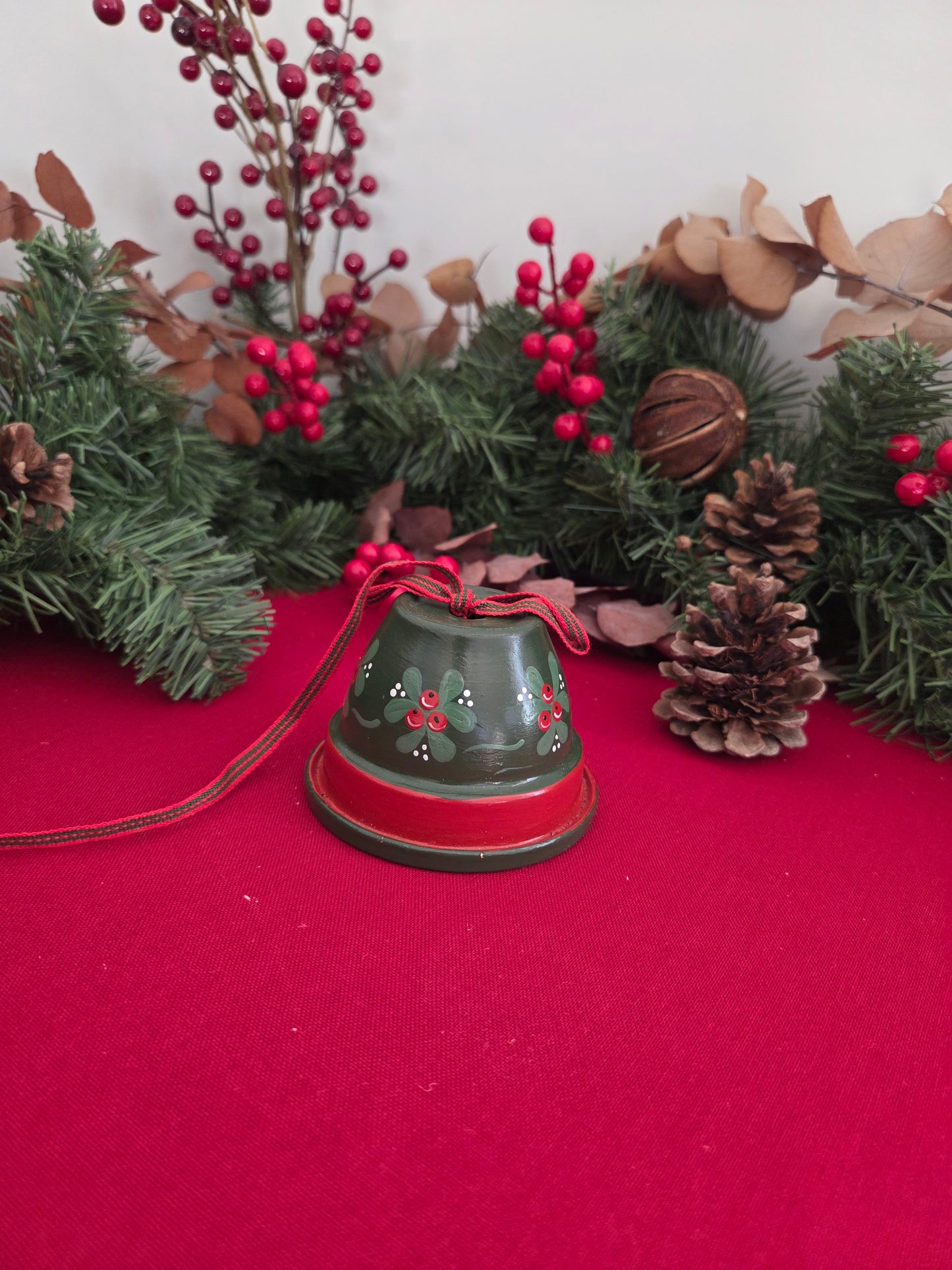 Ceramic Christmas Bell Decoration