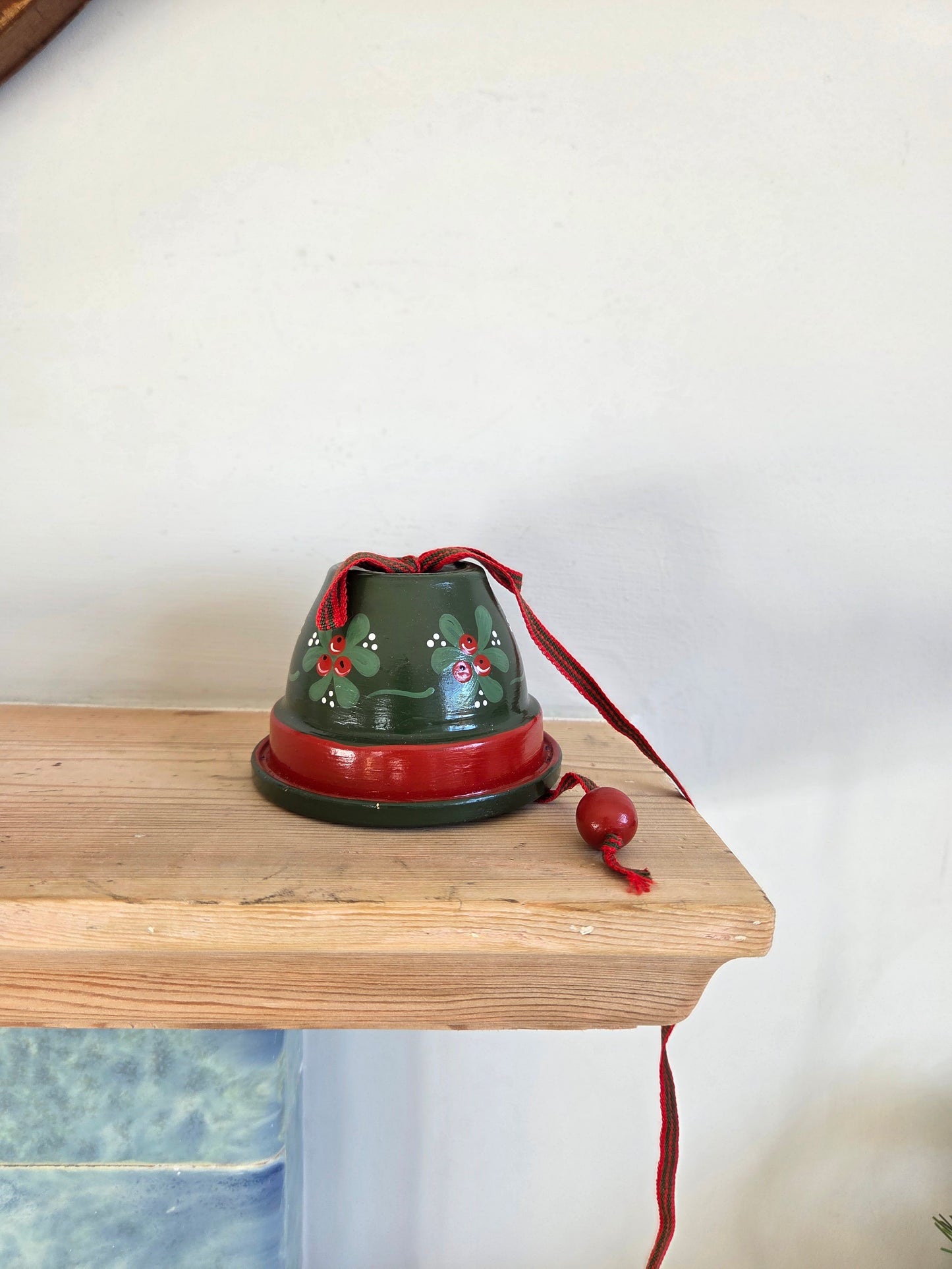 Ceramic Christmas Bell Decoration