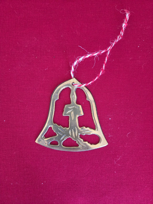 Vintage Brass Bell Decoration