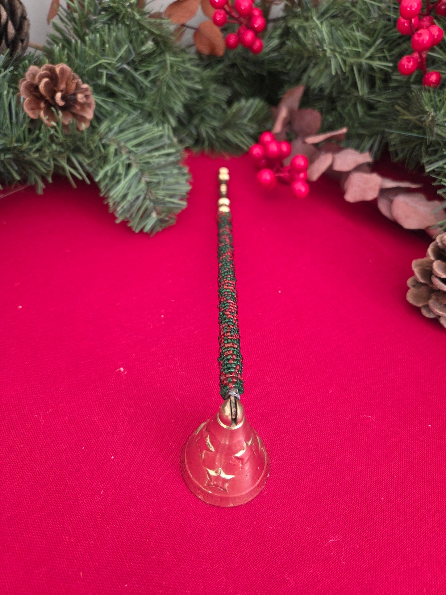 Beaded Christmas Candle Snuffer