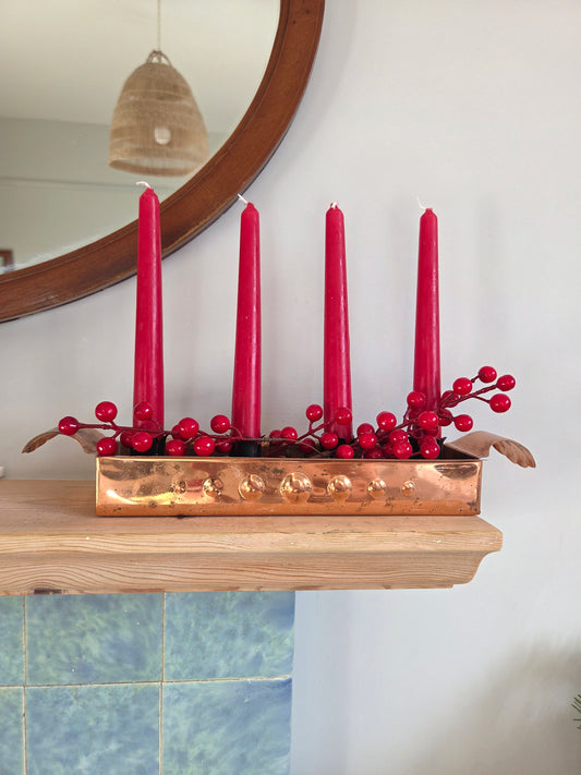 Vintage Swedish Advent Candle Holder