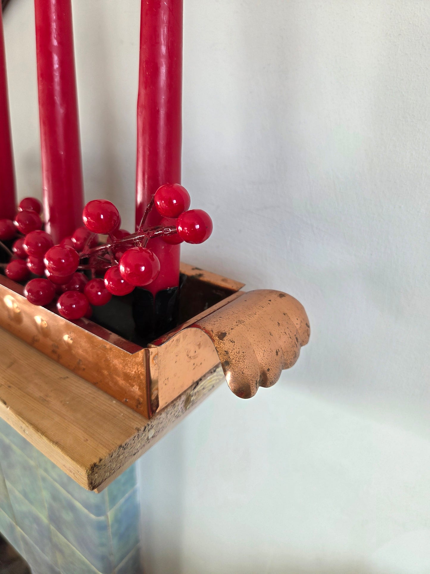 Vintage Swedish Advent Candle Holder