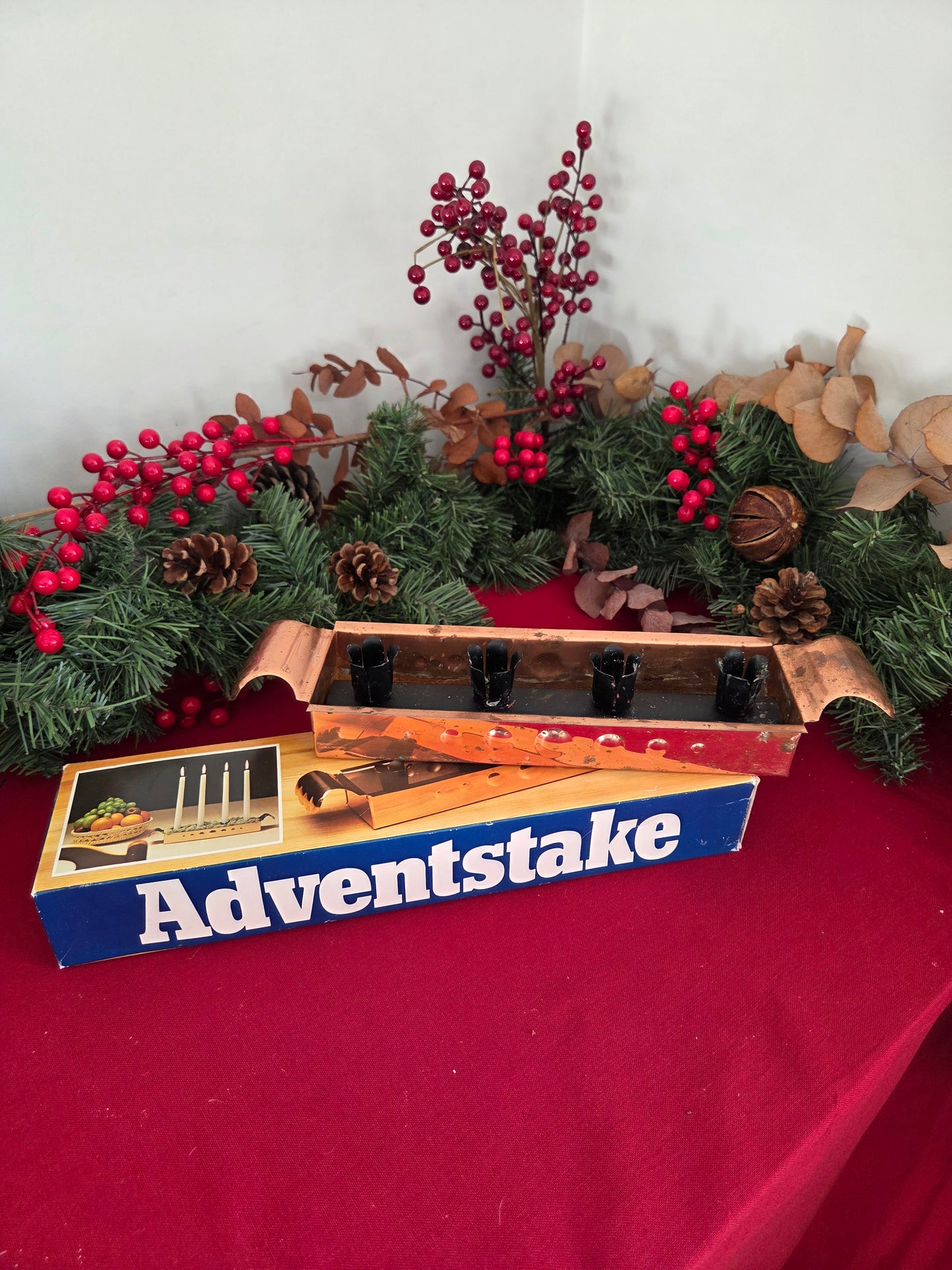 Vintage Swedish Advent Candle Holder