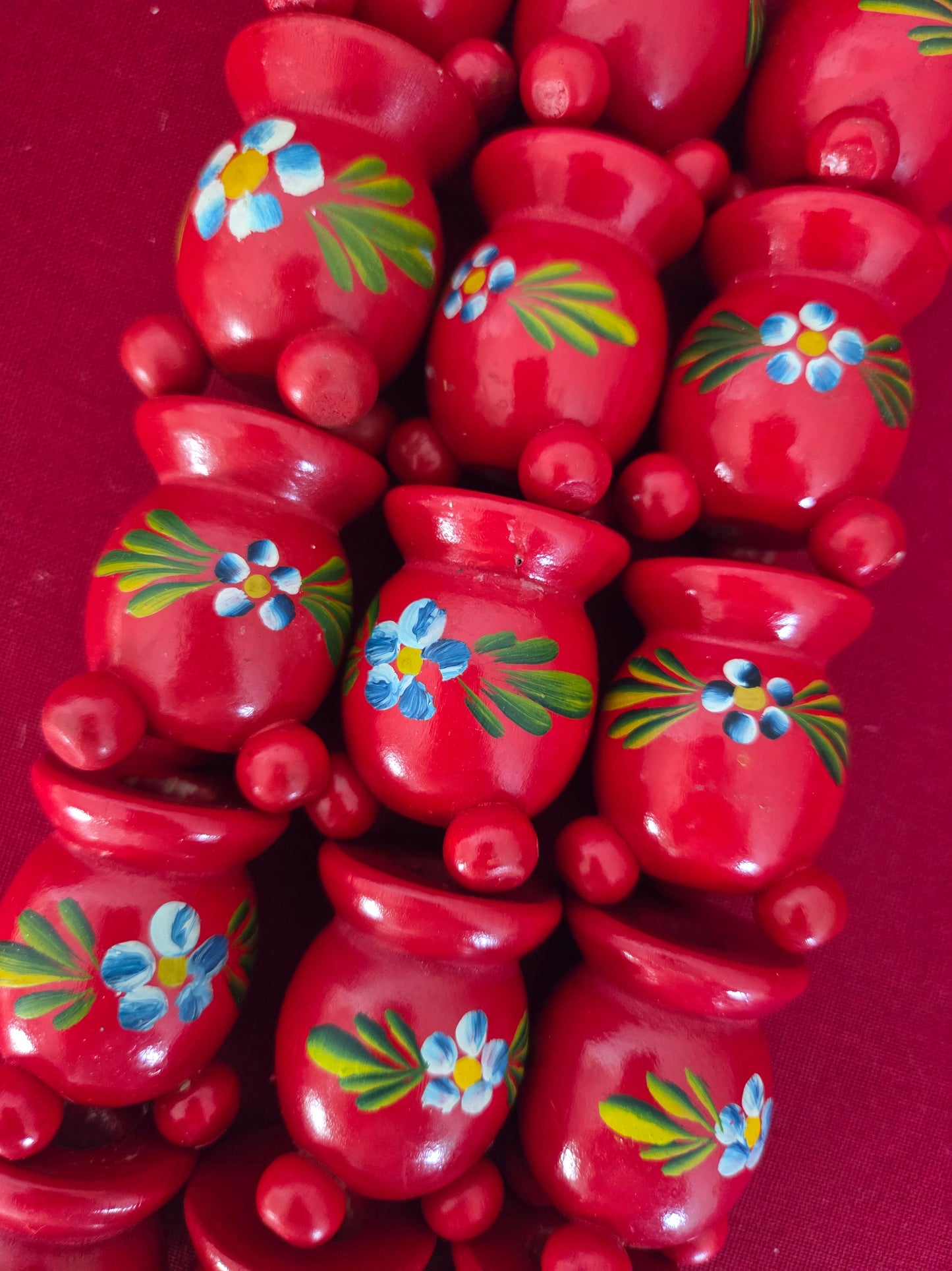 Swedish Christmas Candle Holder - Trio Small Flower